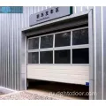 Коммерческая секционная гаражная дверь для автомобильного магазина